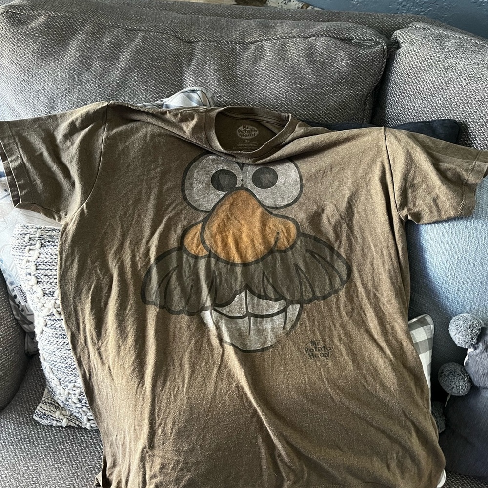Mr Potato Head Brown Graphic T-Shirt​​